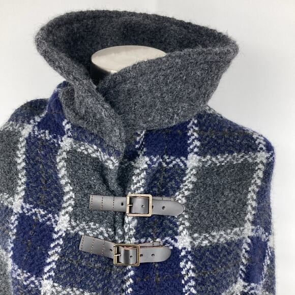 John Branigan Branigan Weavers Handwoven Wool Cape Poncho Made In Ireland OS - Picture 5 of 11